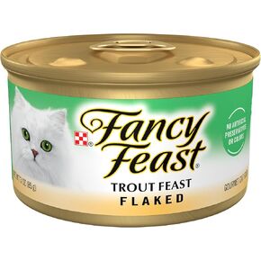 Purina Fancy Feast Wet Cat Food, Flaked Trout Feast - (24) 3 oz. Cans in Kuwait