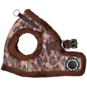 Puppia Jace Vest Dog Harness Step-in Warm Winter Diamond Pattern for Small and Medium Dog, Black, Small