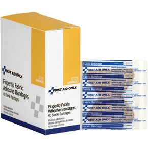 First Aid Only - G126 Fingertip Fabric Bandage, 40 Count