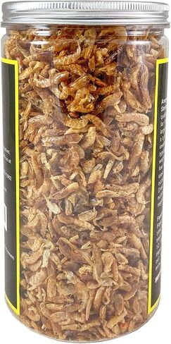 Amzey Dried Large Red Shrimp 198 Grams - Sun Dried 7 oz- Aquatic Turtle Food, Betta Fish Food, Tropical Fish Food, Crab Food, Reptile Food, Aquatic Fish Foods, Aquatic Pets Food in Saudi Arabia