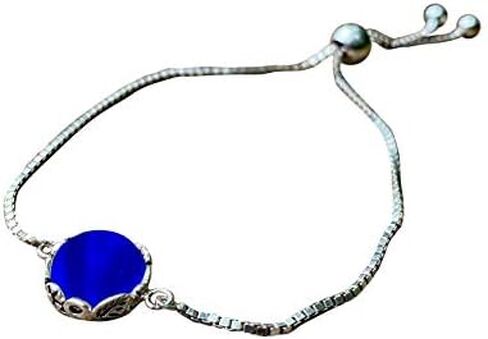 Recycled Vintage Mason Jar Glass and Sterling Silver Botanical Series Adjustable Slider Bracelet in Saudi Arabia