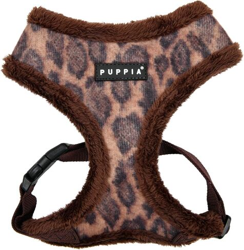 Puppia Stefan Dog Harness Over-The-Head Warm Winter Tumbling Waffle Pattern Adjustable Chest for Small and Medium Dog, Navy, Medium in Saudi Arabia