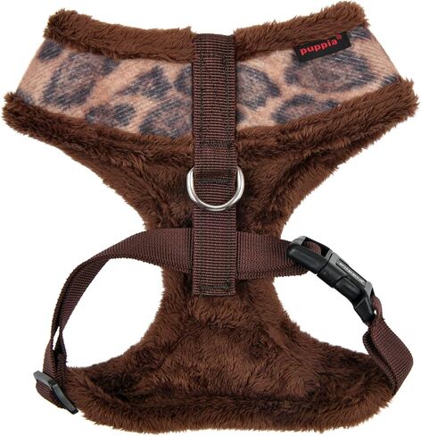 Puppia Stefan Dog Harness Over-The-Head Warm Winter Tumbling Waffle Pattern Adjustable Chest for Small and Medium Dog, Navy, Medium in Saudi Arabia