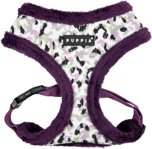 Puppia Stefan Dog Harness Over-The-Head Warm Winter Tumbling Waffle Pattern Adjustable Chest for Small and Medium Dog, Navy, Medium in Saudi Arabia