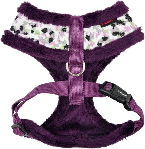Puppia Stefan Dog Harness Over-The-Head Warm Winter Tumbling Waffle Pattern Adjustable Chest for Small and Medium Dog, Navy, Medium in Saudi Arabia
