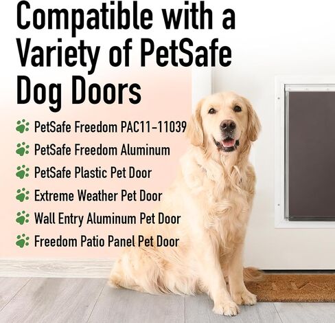 Evergreen Pet Supplies - Weatherproof XL Replacement Dog Door Flap - 13 ¾ x 23 ¾ in - Fit for Large Pets - Compatible with PetSafe Freedom Doggie Doors PAC 11-11040 in Saudi Arabia