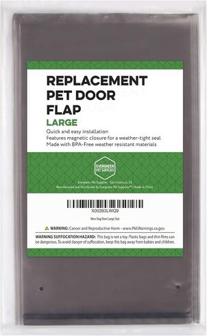 Evergreen Pet Supplies - Weatherproof XL Replacement Dog Door Flap - 13 ¾ x 23 ¾ in - Fit for Large Pets - Compatible with PetSafe Freedom Doggie Doors PAC 11-11040 in Saudi Arabia