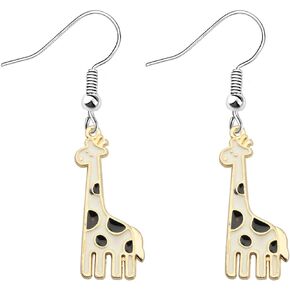 FEELMEM Giraffe Earrings Cute Giraffe Gift Giraffe Animal Earrings Jewelry for Lucky Giraffe Lover and Women Girls Daughter