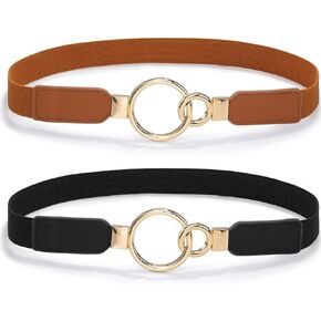 أحزمة مطاطية للنساء من جلامورستار، عبوتان من حزام الخصر النحيف القابل للتمدد للفساتين in Kuwait