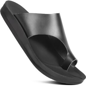 AEROTHOTIC Neritic Split Toe Arch Support Slide Sandals For Women