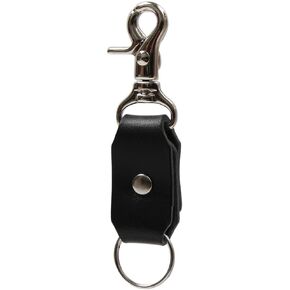 Ruth&Boaz Handmade Italian Vegetable Leather Key Chain with Solid Brass.Key Ring