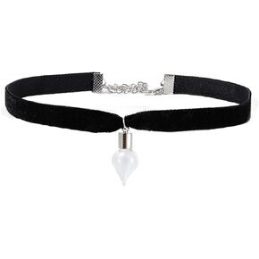 Punk Vampire Blood Vial Choker Necklace Adjustable Cool Velvet Spike Pendant Collar Gothic Necklace for Women Girl Teen Girlfriend Halloween Party Cosplay Costume Jewelry Gift