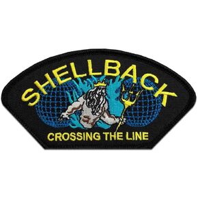 Navy Shellback Crossing The Line Patch الملابس العسكرية المرخصة والمنتجات الوطنية هدايا لعائلات المحاربين القدامى والمتقاعدين VetFriends.com in Kuwait