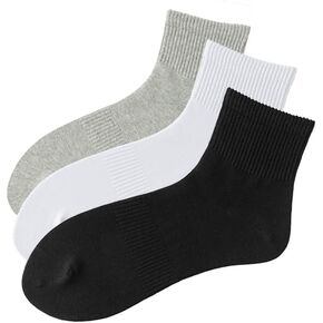 Men's sports socks breathable sailor socks cotton 3 pairs