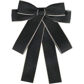 Elerevyo Women's Bowknot Pre-Tied Bowties Ribbon Bow Brooch Wedding Party Pin Bow Tie in Saudi Arabia