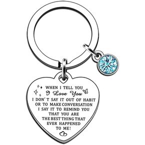 Keychain for Couples, I Love You Keychain Valentines Day, Lovely Gifts For Him Her, Keychain for Girlfriend.