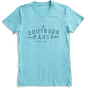 Southern Marsh Danielle V Neck Tee - Slub