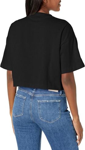 HUGO Women's Cropped Relax Fit T-Shirt in Saudi Arabia