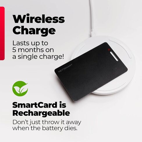 حزمة محفظة KeySmart STATIK Ultimate - محفظة Statik Pop Up Wallet SmartCard رفيعة لتتبع المحفظة - حجب RFID، تصميم بسيط والعثور على تطبيقي - يحمل إجمالي 15 بطاقة - ألياف الكربون الحمراء in Kuwait