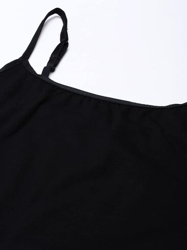 FASO Women's Lycra Jersey Essentials Slim-Fit Camisole, Tanks Adjustable Spaghetti Strap Tank Tops, Womens Basic Undershirt, in Saudi Arabia