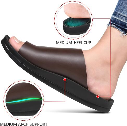 AEROTHOTIC Neritic Split Toe Arch Support Slide Sandals For Women in Saudi Arabia
