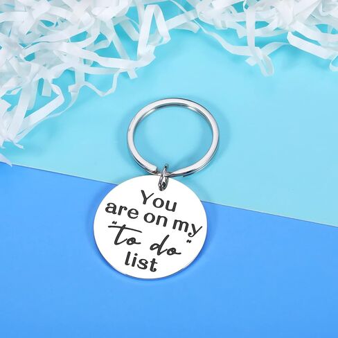 Valentines Gifts for Women Men Funny Keychain for Boyfriend Girlfriend Husband Wife 1 Year Anniversary Wedding Engagement Couple Gift for Groom Bride Fiance Fiancee Christmas Birthday Gift for Him Her in Saudi Arabia