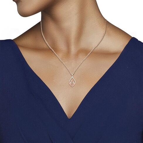 Jewelili Parent and Children Family Necklace Pendant in Sterling Silver 18" Rolo Chain in Saudi Arabia