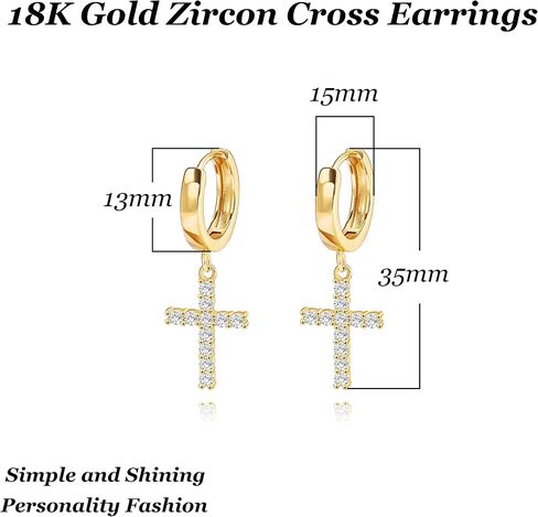 JWEIWENCAY18K Gold Plated Earrings for Women Dangle Hoop Earrings in Saudi Arabia