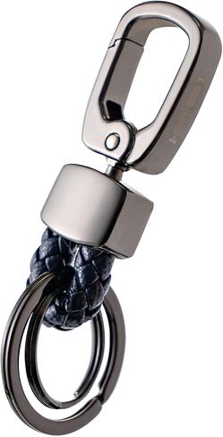 Key Ring Clip, Car Keychain Clip, Key Chain Ring for Men and Women (Black) in Kuwait