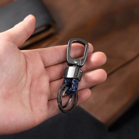 Key Ring Clip, Car Keychain Clip, Key Chain Ring for Men and Women (Black) in Kuwait