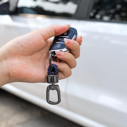 Key Ring Clip, Car Keychain Clip, Key Chain Ring for Men and Women (Black) in Kuwait