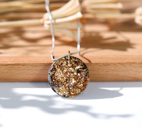 Energy Choker Necklace For Women With 12 Zodiac Sign Quartz Pendant, Orgone Amulet For Protection Jewelry in Saudi Arabia