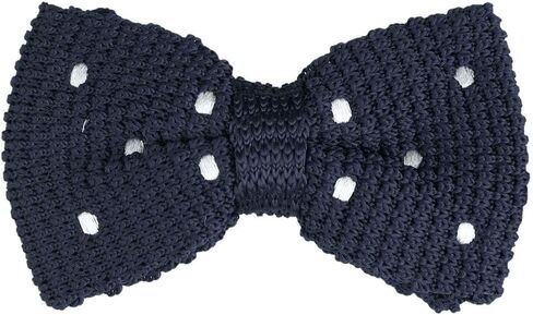 Allegra K Men's Polka Dots Bow Ties Adjustable Strap Pre-tied Knitted Bowties in Saudi Arabia