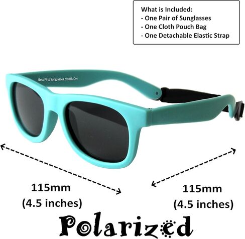 BIB-ON Vintage Straps- Baby, Toddler's First Sunglasses for Ages 1-2 Years in Saudi Arabia