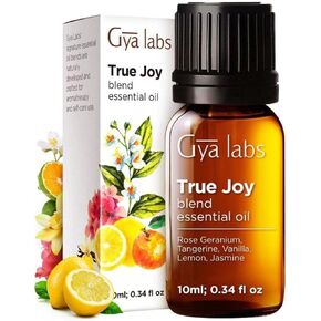 Gya Labs Joy Essential Oil Blend (0.34 fl oz) - Natural True Joy Essential Oil- Calming & Uplifting