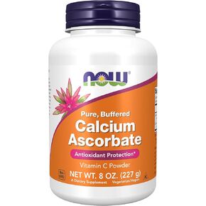 NOW Supplements, Calcium Ascorbate Powder, Buffered, Antioxidant Protection*, 8-Ounce
