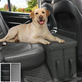 LIONROGE Car Back Seat Extender for Large Dogs up to 200lbs,Dog Car Back & Front Seat Extender with Storage,Prevent Your Dogs from Falling Off The Seat in Saudi Arabia