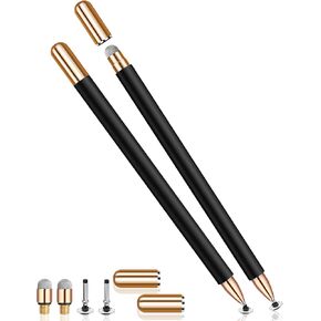 Styluslink(TM) Universal Touch Screen Disc Stylus Pen Compatible with All iPads/iPad Mini/ipad Air/iPad pro(All Generations), All iPhone, All Other Tablets,Cellphones,PC (1Pc Stylus /2 Extra Tips)