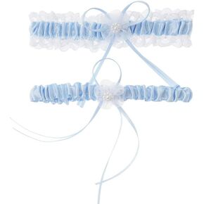 Wedding Garters for Bride Lace Bridal Garter,Women's White Garter Belt Wedding Bridal Garter Prom Garter Bridal Accessories in Saudi Arabia