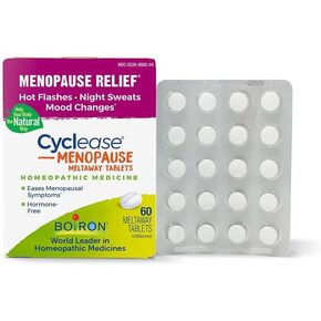 Boiron Cyclease Menopause Relief Tablets, White, 60 Count