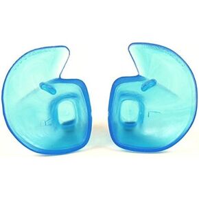 Ear Plus - Medical Grade Doc's Non Vented Pro Plugs (Medium, Blue)