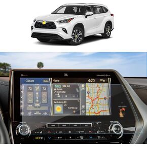 رقائق حامي الشاشة SKTU لعام 2018-2021 Honda Clarity 8In Navigation عرض الزجاج المقسى 9H صلابة HD واضح Honda LCD GPS شاشة تعمل باللمس طبقة واقية
