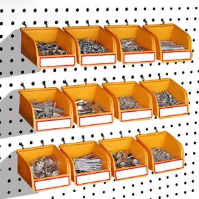 ELEAD 260 قطعة من خطافات Pegboard 1/8 و1/4 بوصة ملحقات منظم لوحة الوتد مع صناديق Pegboard لتنظيم أدوات مختلفة في المرآب وغرفة الحمام والمطبخ