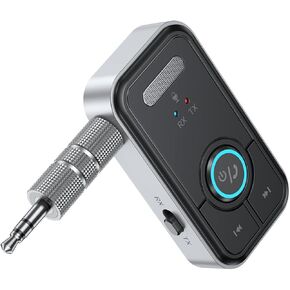 FMIIFMS Premium Pro Bluetooth 5.4 Transmitter Receiver,2-in-1 Wireless Transmitter for TV/Headphones,Gym,Bluetooth Receiver for Car/Home Stereo in Kuwait