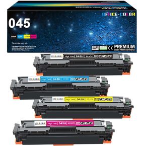 OFFICE-COLOR Compatible for Canon 045 045H Toner Cartridge for Canon Color ImageCLASS MF634Cdw MF632Cdw LBP612Cdw MF630C LBP610 Series(Black,Cyan, Magenta, Yellow) in Saudi Arabia