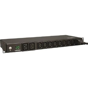 Tripp Lite PDU Metered 8 C13 2 C19 3.2/3.8kW 208/240V L6-20P 6ft Cord 1URM (PDUMH20HVL66) in Kuwait