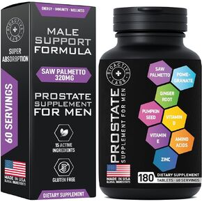 Fertility Supplements for Men - Advanced Fertility Blend for Men with Zinc, Maca, Ashwagandha, L-Arginine - Conception Fertility Prenatal Vitamins and Male Fertility Support Supplement - 120 Pills