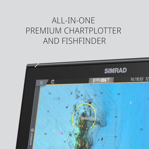 Simrad NSS12 Evo3S - جهاز رسم الخرائط متعدد الوظائف مقاس 12 بوصة مع مخططات C-MAP المحملة مسبقًا في الولايات المتحدة، 000-15403-002 in Kuwait