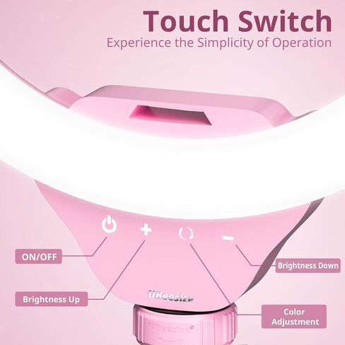 UBeesize 12 ؟؟ حلقة ضوء مع حامل ثلاثي، ضوء حلقة سيلفي مع 67 ؟؟ حامل ثلاثي، حلقة ضوء لتسجيل الفيديو؟ بث مباشر (يوتيوب، انستاجرام، تيك توك)، متوافق مع الهواتف والكاميرات ونحن in Kuwait