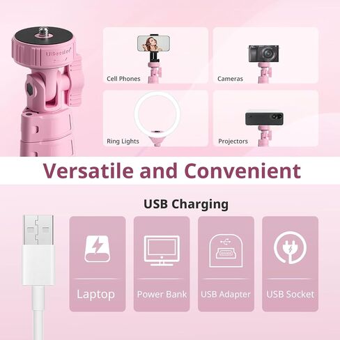 UBeesize 12 ؟؟ حلقة ضوء مع حامل ثلاثي، ضوء حلقة سيلفي مع 67 ؟؟ حامل ثلاثي، حلقة ضوء لتسجيل الفيديو؟ بث مباشر (يوتيوب، انستاجرام، تيك توك)، متوافق مع الهواتف والكاميرات ونحن in Kuwait